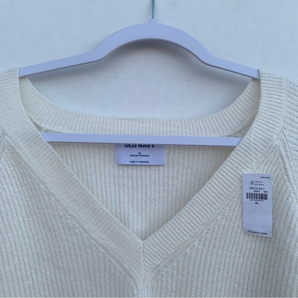 Old Navy Women’s Long Sleeve Sweater Cable Knit V Neck Size XL - Picture 2 of 14